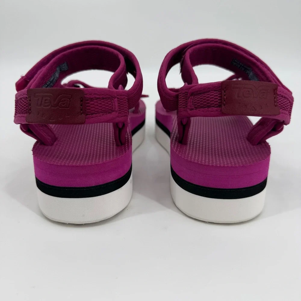 Teva Midform Universal Sangria Purple Platform Sandals Womens 8 1102451